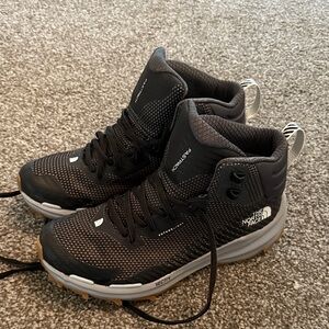 The North Face Kids' Black and Gray Sneakers